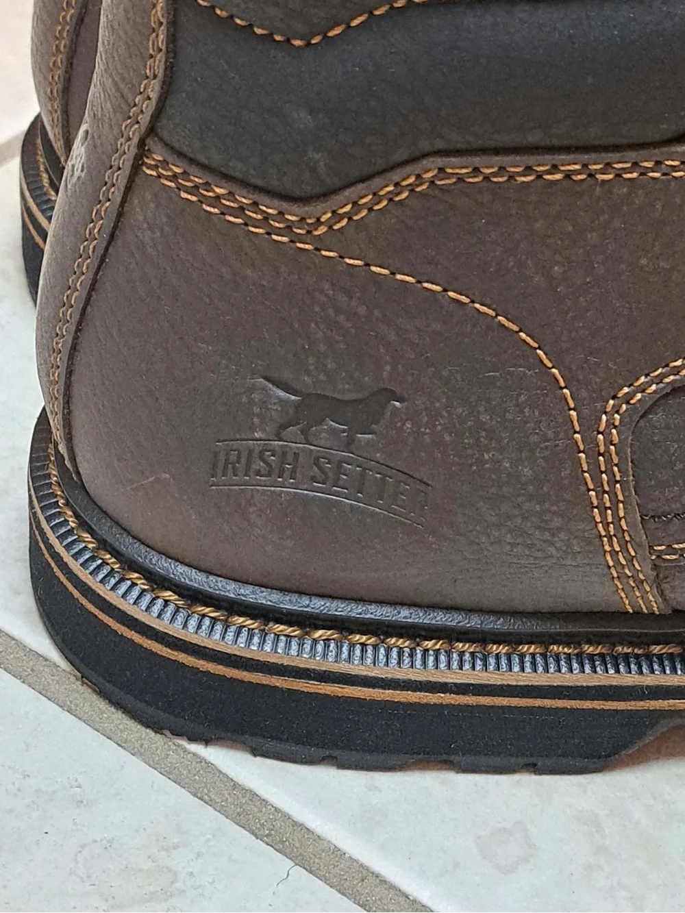 Irish Setter Kittson Men's 6-inch Work Boots - Dark Brown - Men's size 13